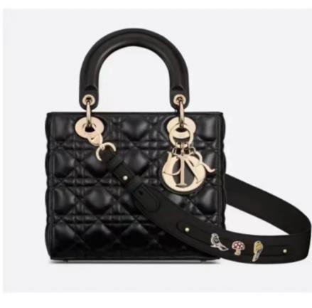 "Dior Lady Princess Small Calfskin Handbag - A Classic and Stylish Icon"