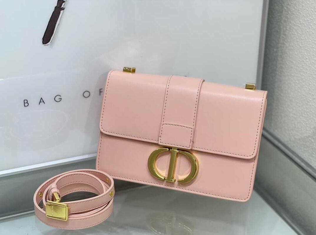 30 MONTAIGNE BAG Rose Des Vents Box Calfskin