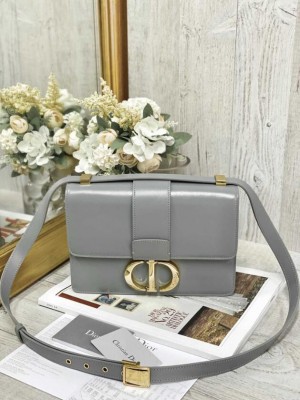 30 MONTAIGNE BAG Gray Box Calfskin